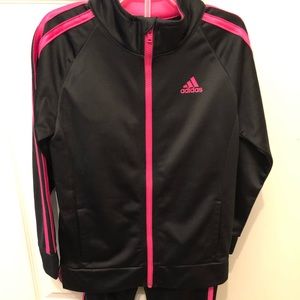 Girls Adidas Track Suit Size 6
